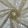 En Stock del Fabricante: Tela Bordada con Lentejuelas de Cristal 5+18 para Vestidos de Boda, Qipao, Vestidos de Alta Costura y Vestidos