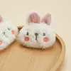 Conejo de peluche de dibujos animados lindos accesorios de algodón broche diy ropa sombrero calcetines accesorios para el cabello decoración de bufanda