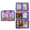 En Stock Tablero de Aprendizaje de Fieltro Jardín de Infancia Educativo Educación Temprana Juguete DIY Tablero de Vestir para Bebé Tablero Ocupado de Fieltro Venta al por Mayor