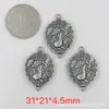1-21 Shanxi Retrô Prata Velha Dupla Orelha Acessórios DIY Pulseira de Prata Sanqi Cordão de Mão Wenwan Enfeites Acessórios