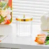 Frasco Sellado de Lujo Ligero Cocina Transparente Plástico Almacenamiento Grano de Grado Alimenticio Caja Frasco para Snacks Té
