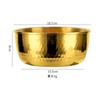 Tazón para Cocinar de Acero Inoxidable 410 Estilo Coreano para Hogar Cocina Batir Huevos Tazón Multiusos para Mezclar Ensaladas Clip Tazón para Fideos Fríos Tazón para Guarniciones