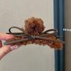 Pinza para el Cabello Grande de Peluche para Mujer 2025 Modelo Nuevo Pinza Tiburón de Gama Alta Estilo Coreano Sensación de Alto IQ Pinza Melard