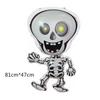 Serie de Halloween árbol fantasma forma de árbol de aluminio globo niños Halloween árbol fantasma decorativo caricatura globo al por mayor
