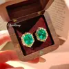 Colgante de Dos Tonos Dorados Paraíba Estilo Corte Italiano, Pendientes de Corindón Dorado-Rojo Texturizado, y Juego de Anillos de Piedras Preciosas de Colores