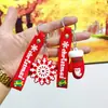 Nuevo Llavero Femenino Lindo Muñeco de Nieve Anciano Muñeca Colgante para Mochila Escolar Masculina Pareja Fábrica Colgante de Árbol de Navidad Dibujos Animados