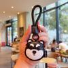 Llavero de Perrito Pu Nuevo Estilo para Hombres y Mujeres, Lindo, Exquisito, Sensación de Alta Gama, Colgante para Mochila, Adorno para Llavero de Coche, Pequeño Regalo