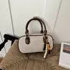 Nova bolsa quadrada pequena estilo coreano para mulheres, perfeita para o dia a dia, uma bolsa transversal ou de ombro moderna