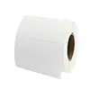 Papel couché adhesivo 105*80 horizontal 85 vertical etiqueta de código de barras calcomanía para impresión en blanco 10.5*8 8.5cm
