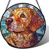 Adornos Navideños de Perro Lobo Acrílico Europeos y Americanos Transfronterizos para el Hogar y Exhibición en Ventana, en Stock y Personalizables para Venta al por Mayor