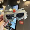 Gafas de sol para niños robot forma de chico genial niños transformers festival bebé mecha protección UV