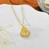 Collar estilo antiguo, lleno de circonita, diseño de bolsa de dinero y bolsa de la fortuna, accesorio para mujer, nuevo estilo chino, lujo ligero, accesorio de cadena para clavícula elegante y sofisticado