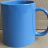 Taza de Cerámica de Color Logo Personalizado 11oz Patrón Actividad Regalo Comercio Exterior Esmalte de Color Grado A para Café Taza de Exportación