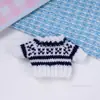 Roupas para Bonecas de 10cm Atacado Roupas de Tricô Roupas Criativas Suéter Acessórios para Bonecas Boneca de Algodão Roupas Pequenas para Bonecas