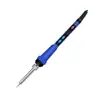Soldador digital de temperatura ajustable para pantalla digital transfronteriza, bolígrafo de soldadura de calentamiento interno de 120W, soldador de estándar europeo y americano, venta al por mayor del fabricante