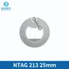 Etiqueta Digital Rfid Personalizada Ntag213 Etiqueta Branca Adesivo com Chip Nfc Inlay Úmido Parede de Música Adesivo 215 Cartão Ic
