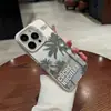 Funda para iPhone 15 Pro Árbol de Coco 14/13 Carcasa Láser 12 Apple 11XsMax Duro ProMax Moda xr