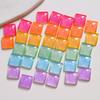 Nuevo Star Sense Cuadrado Transparente Brillo Color Caramelo Joker Parche de Resina Pendientes DIY Accesorios para Pendientes Accesorios