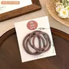 Set de Cintas de Pelo de Hilo de Colores Cintas de Pelo Simples de Alta Elasticidad Bandas de Goma Anillos para el Cabello Femeninos Versátiles Cintas para Coletas Accesorios para el Cabello
