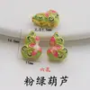 Nuevo Colgante de Calabaza con Filigrana de Flor de Esmalte Cloisonné de Cobre Estilo Chino, Separador de Múltiples Agujeros, Accesorio para Pulsera Hecho a Mano DIY de Tres Vías