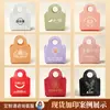 Bolsas redondas lisas, en blanco, no tejidas, hechas a medida para supermercados, bolsas de compra ecológicas tipo tote, disponibles en stock, bolsas de embalaje tipo chaleco, al por mayor