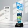 Trophy de Resina para Bádminton, Fútbol, Baloncesto, Tenis de Mesa, Golf, Trophy Personalizado de Metal con Pulgar de Cristal
