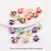 Cross-Border Cerámica Colorida Simple Pez Pequeño Agujero Recto Cuentas Sueltas DIY Pulsera de Abalorios Hecha a Mano Collar Accesorios de Joyería Venta al por Mayor