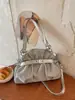 Bolsa de Ombro Único com Pregas Estilo Relaxado Selecionada Cuidadosamente para Mulheres, Nova Moda 2026 Bolsa de Mão Versátil Bolsa Tote com Grande Capacidade