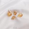 Colar Torcido com Contas Redondas Olho de Gato Branco Contas Redondas Pingente Dourado Brincos DIY Feitos à Mão Pulseira com Contas Penduradas Pingente
