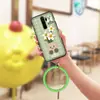 Adecuado para fundas de teléfono móvil Xiaomi, Fundas suaves creativas y peculiares con anillo, Correa de muñeca, Modernas y divertidas, Juveniles y personalizadas para hombres y mujeres