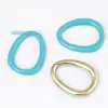Accesorios para joyería DIY cobre puro nariz de cerdo goteando conector de doble agujero tamaño grande pequeño Rosa Rojo Rosa