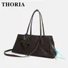Bolsa Tote Escarchada Otoño/Invierno 2026, Bolso Baguette de Mano, Estilo Celebridad de Internet, Colgante de Estrella, Bolsa en Capas, Bolso de Hombro y Cruzado