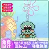 Figura de Acrílico de Bob Esponja y Patricio Estrella Standee Caricatura Lindo Merchandising de Anime Colgante para Mochila Llavero