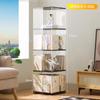 Estantería sencilla para niños, de pared, de piso, pequeña, estante de almacenamiento de celebridad de internet, simple, moderna, estantería para el hogar, gabinete de almacenamiento para el hogar