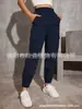 Calça Esportiva Cinza de Cintura Alta com Pernas Largas, Pernas Pernas Casuais Emagrecedora, Moda Simples, Nova Calça de Mola para Primavera e Outono para Homens e Mulheres