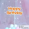 Copyright Bandera de Pastel de Cumpleaños Inserto Banner Sonriente Vela Plugin para Pastel Digital 123 Decoración para Hornear