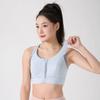 Sutiã Esportivo com Zíper de Novo Produto Transfronteiriço Colete à Prova de Choque com Cobertura Total para Corrida ao Ar Livre Respirável Alta Elasticidade Confortável Roupa de Yoga