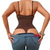 Modelador Feminino Europeu e Americano Transfronteiriço Sexy Decote V Profundo Controle de Barriga Levanta Bumbum Fio Dental Roupa Modeladora Justa de Peça Única