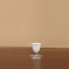 Porcelana de Jade Blanco Dehua Taza Pequeña de Té Kung Fu Taza de Cata de Té tamaño pequeño Taza Aromática Juego de Té Kung Fu Taza de Invitado Taza de Té para el Hogar