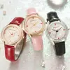 Relógio Feminino de Marca Famosa À Prova d'Água Relógio de Temperamento Feminino Quartzo Feminino Pulseira de Couro Genuíno com Diamantes Oficial Autêntico Baoqida