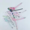 Nueva Moda Cuero DIY Llave de Coche Accesorios de Pareja Moda Cuerda Trenzada de PU Cadena de Bolso Cuerda Colgante