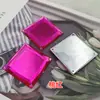 Broca de Acrílico Gem Square Grande com Duplo Furo 40x40 Superfície Espelhada Plana Broca Quadrada Acessórios de Broca para Decoração de Joias DIY