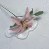 Capullos de Flor de Lirio Tejidos a Mano, Flores de Hilo Transfronterizas, Productos Terminados de Flores Tejidas, Ramos, Adornos Decorativos, Regalos Florales al por Mayor