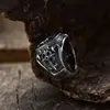 Anillo Abierto Personalizado con Patrón Cruzado Xiangxu para Hombres, Vintage, Audaz, Moderno, Punk, Anillo para Dedo Índice, Directo del Fabricante