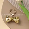 Corea del Sur Dongdaemun Reina Llavero de Metal con Lazo Colgante Sencillo de Lujo Ligero Decoración Colgante para Funda de Teléfono Móvil