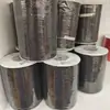 Cinta de satén de doble cara de 3 cm de ancho, 900 yardas, 3 cintas blancas estándar, 1 cinta negra, 1 cinta blanca, cinta A12 con acabado satinado
