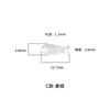 Plata Esterlina S925 Retro Nuevo Chinoiserie Corte Transversal Peces Pequeños Cuentas Espaciadoras Koi Cuentas de Plata Accesorios Accesorios de Peces DIY Hecho a Mano