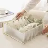 Caja de Almacenamiento de Malla para el Hogar, Caja de Almacenamiento para Ropa Interior, Almacenamiento para Cajones, Organizador de Ropa para Armario, Compartimento para Calcetines