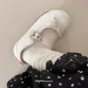 Zapatos Mary Jane Florales con Lazo para Mujer 2026 Otoño Nuevos Bailarinas Retro de Suela Suave para Combinar con Faldas