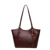 Yue Zi 2026 Otoño Temprano Nueva Llegada Bolso de Gran Capacidad para el Trabajo Debajo del Brazo Bolso de Hombro Simple Versátil Bolso Tote Elegante Retro